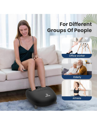 Masajeador de pies Shiatsu COMFIER CF-5332-BLK con calor