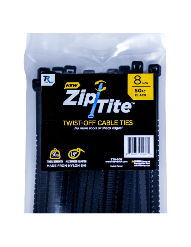 Bridas de Nylon TITE-REACH Zip-Tite 50 Unidades 20.32 cm