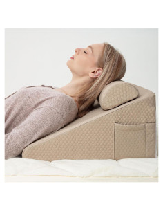 Cojín en forma de cuña TEXSTEAD para reflujo y dolor de espalda