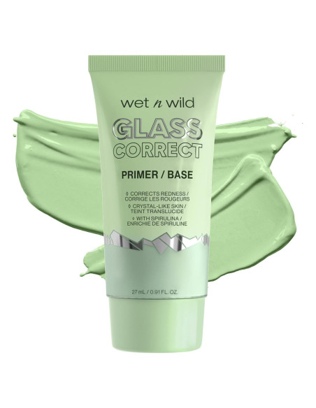 Primer Corrector de Color Wet n Wild 27 ml Verde Piel de Vidrio