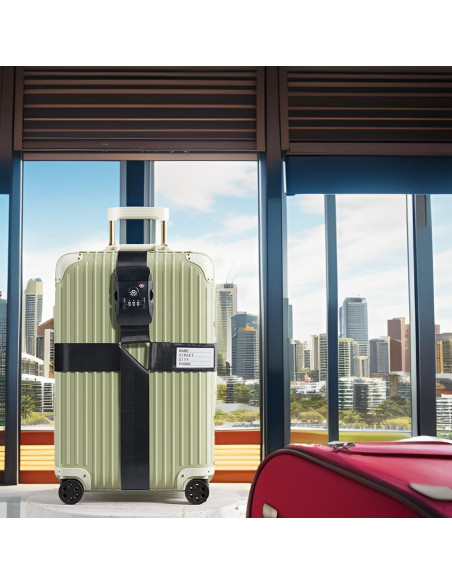 Correa de Equipaje Ajustable ELETICA con Candado TSA 200 cm