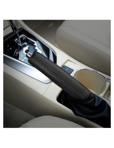 Cubierta de Freno de Mano de Cuero SUNBREATH para Toyota Corolla/RAV4 2014-2020