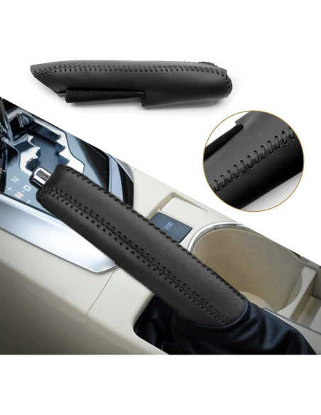 Cubierta de Freno de Mano de Cuero SUNBREATH para Toyota Corolla/RAV4 2014-2020