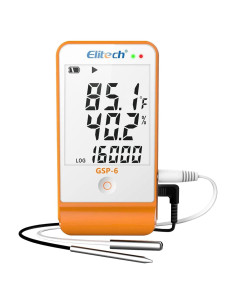 Registrador de Datos de Temperatura y Humedad Elitech GSP-6