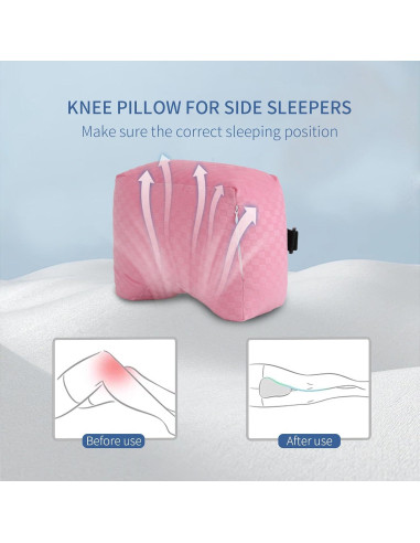 Almohada para Rodillas Okmaba - Soporte Ergonómico para Dormir