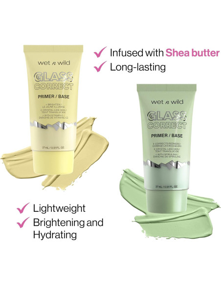 Primer Corrector de Color Wet n Wild 27 ml Verde Piel de Vidrio