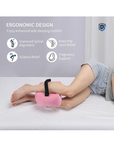 Almohada para Rodillas Okmaba - Soporte Ergonómico para Dormir