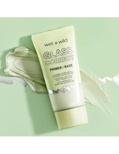 Primer Corrector de Color Wet n Wild 27 ml Verde Piel de Vidrio
