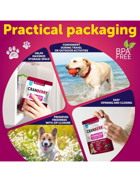 Golosinas para Perros Artullano - Tratamiento UTI Arándano 70 Unidades