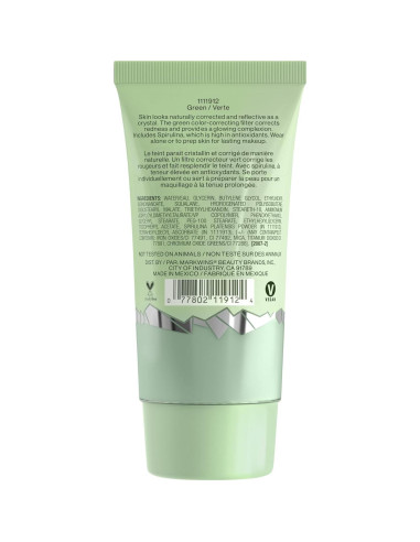 Primer Corrector de Color Wet n Wild 27 ml Verde Piel de Vidrio