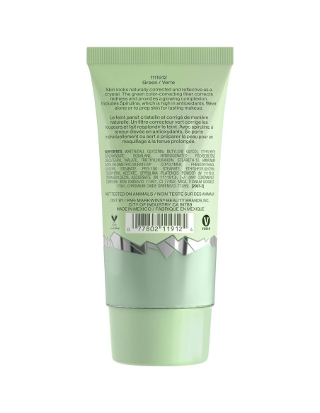 Primer Corrector de Color Wet n Wild 27 ml Verde Piel de Vidrio