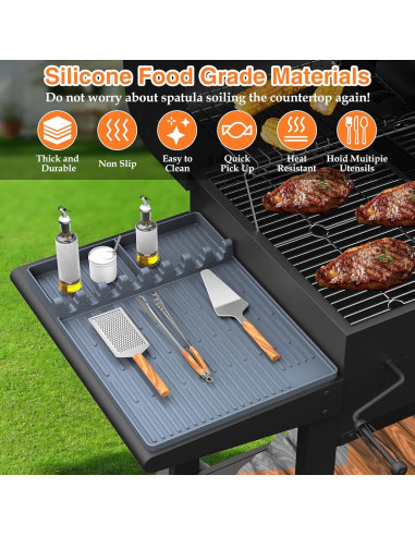 Mat de Silicona para Parrilla Blackstone 40x29 cm Antideslizante