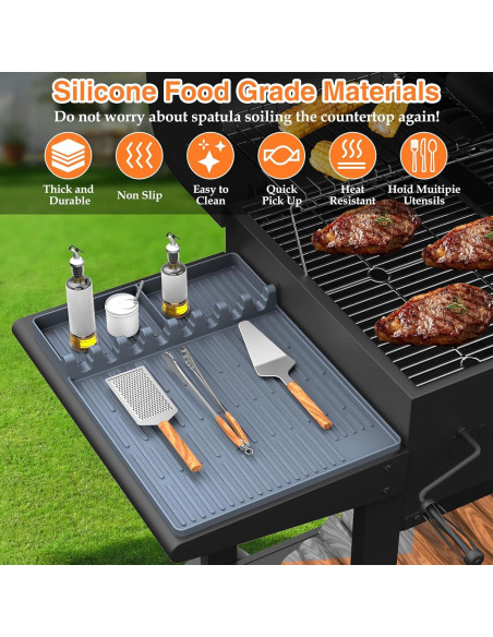 Mat de Silicona para Parrilla Blackstone 40x29 cm Antideslizante