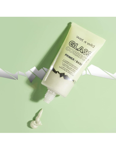 Primer Corrector de Color Wet n Wild 27 ml Verde Piel de Vidrio