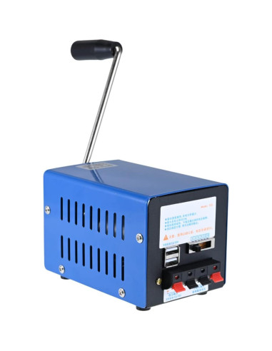 Generador Portátil Manual 20W N/P para Camping y Emergencias