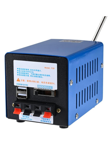 Generador Portátil Manual 20W N/P para Camping y Emergencias