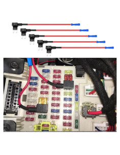 Adaptador de Fusible HAOBO 5Pack 12V para Automóviles Mini Micro2