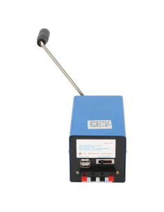 Generador de Manivela Portátil Keenso 20W USB 5V Metal