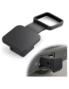 Cubierta de enganche de remolque UYYE 2" goma negra