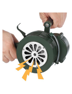 Sirena de Seguridad Manual Portátil YHomU 110dB Verde