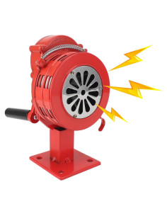 Sirena de Emergencia Manual Bewinner 110dB Montaje en Mesa