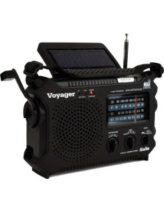 Radio de Emergencia Kaito KA500L AM/FM/SW NOAA con Solar y Linterna 2