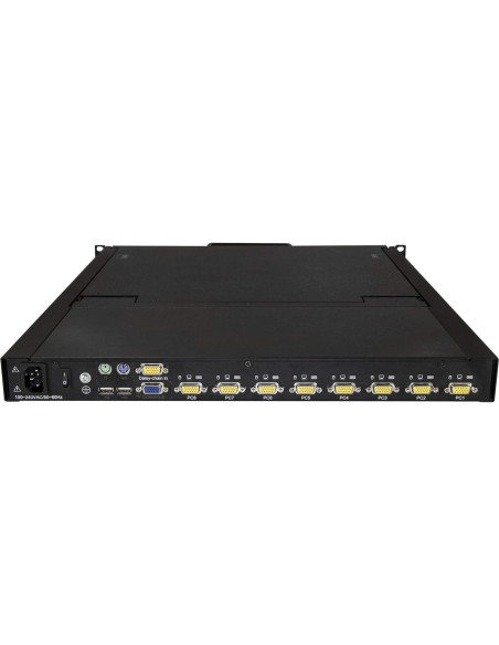 Consola KVM Rack 8 Puertos StarTech 19" LCD USB VGA 1U