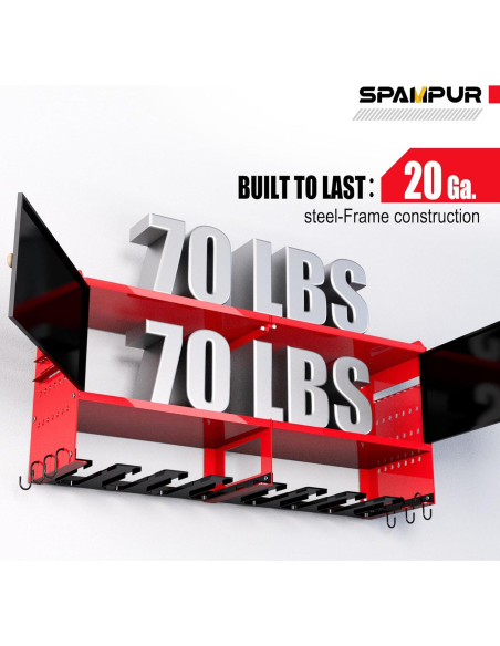 Organizador de Herramientas Eléctricas Spampur con Estación de Carga Organizador de Herramientas Eléctricas Spampur con Estación de Carga