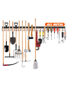 Organizador de Herramientas de Jardín TVKB 68" Metal Pared