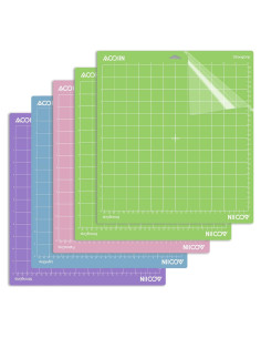 Alfombrilla de Corte AOOIIN para Cricut 30.48cm - 5 Piezas