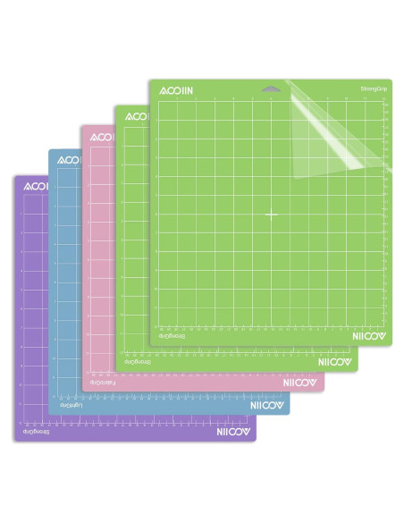 Alfombrilla de Corte AOOIIN para Cricut 30.48cm - 5 Piezas