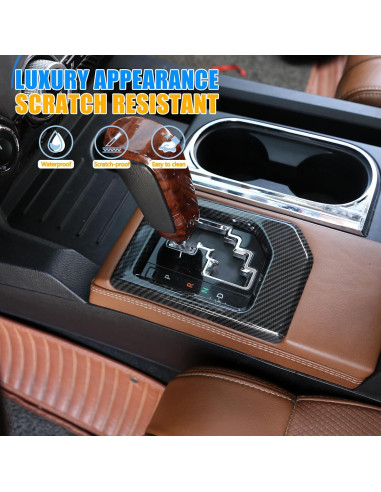 Marco de Panel de Cambio LLKUANG para Toyota Tundra 2014-2021 ABS