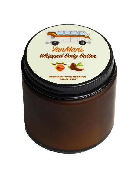 Manteca corporal batida Vanman's 113.4 g - Hidratante sin fragancia