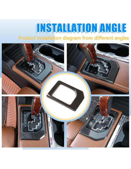 Marco de Panel de Cambio LLKUANG para Toyota Tundra 2014-2021 ABS