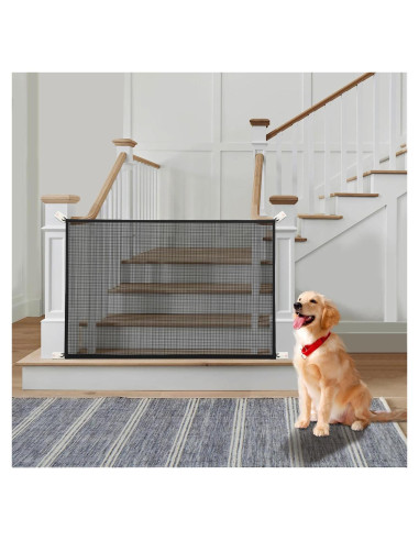 Puerta de Malla Cupount para Bebés y Perros - 76.2 cm H x 96.5 cm W