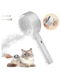 Cepillo de Vapor para Gato Rolemon 4 en 1 Autolimpiante