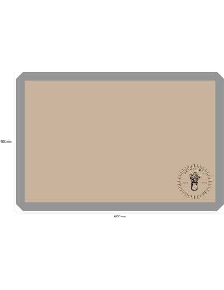 Alfombrillas de Silicona Zethyr Street 43x64 cm Antiadherente Paquete de 2