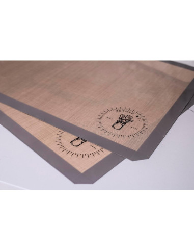 Alfombrillas de Silicona Zethyr Street 43x64 cm Antiadherente Paquete de 2