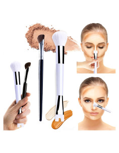 Juego de Brochas para Contorno de Nariz Yuanxiang 2PCS