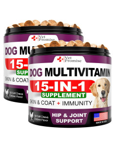 Multivitamina Masticable para Perros Vet Promise 240 Unidades