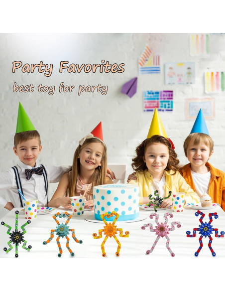 20 Piezas Spinner Antiestrés Deformable Sqlhrke para Niños y Adultos