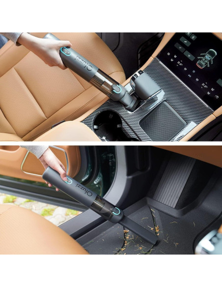 Aspiradora de Coche Ofuzzi H8 Apex 12000Pa Portátil Gris