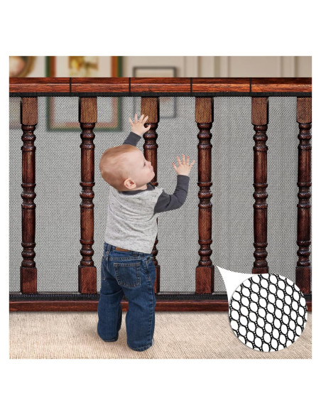 Red de Seguridad Dovesail 4.57 m x 0.91 m para Bebés y Mascotas