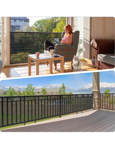 Red de Seguridad Dovesail 4.57 m x 0.91 m para Bebés y Mascotas