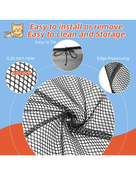 Red de Seguridad Dovesail 4.57 m x 0.91 m para Bebés y Mascotas