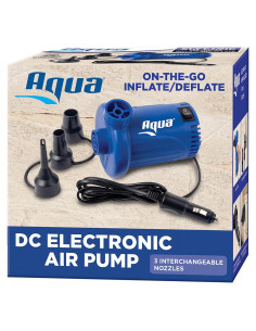 Bomba de Aire Eléctrica Aqua 12V DC - Inflado Rápido