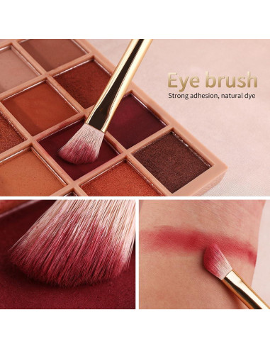 Conjunto de Brochas de Maquillaje BEILI 30 Piezas Veganas Rosa