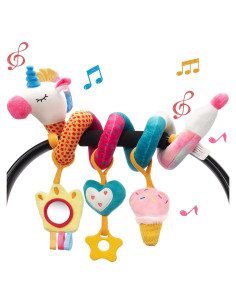 Juguetes para Silla de Auto Hahaland Unicornios 0-6 Meses