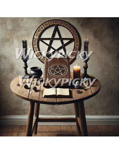 Vela Ritual de Separación Vudú Wickypicky - 15.24 cm