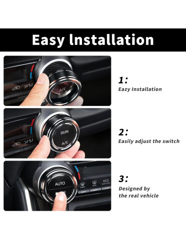 Accesorios Toyota RAV4 2025-2019 - Cubiertas de Perilla 4pcs